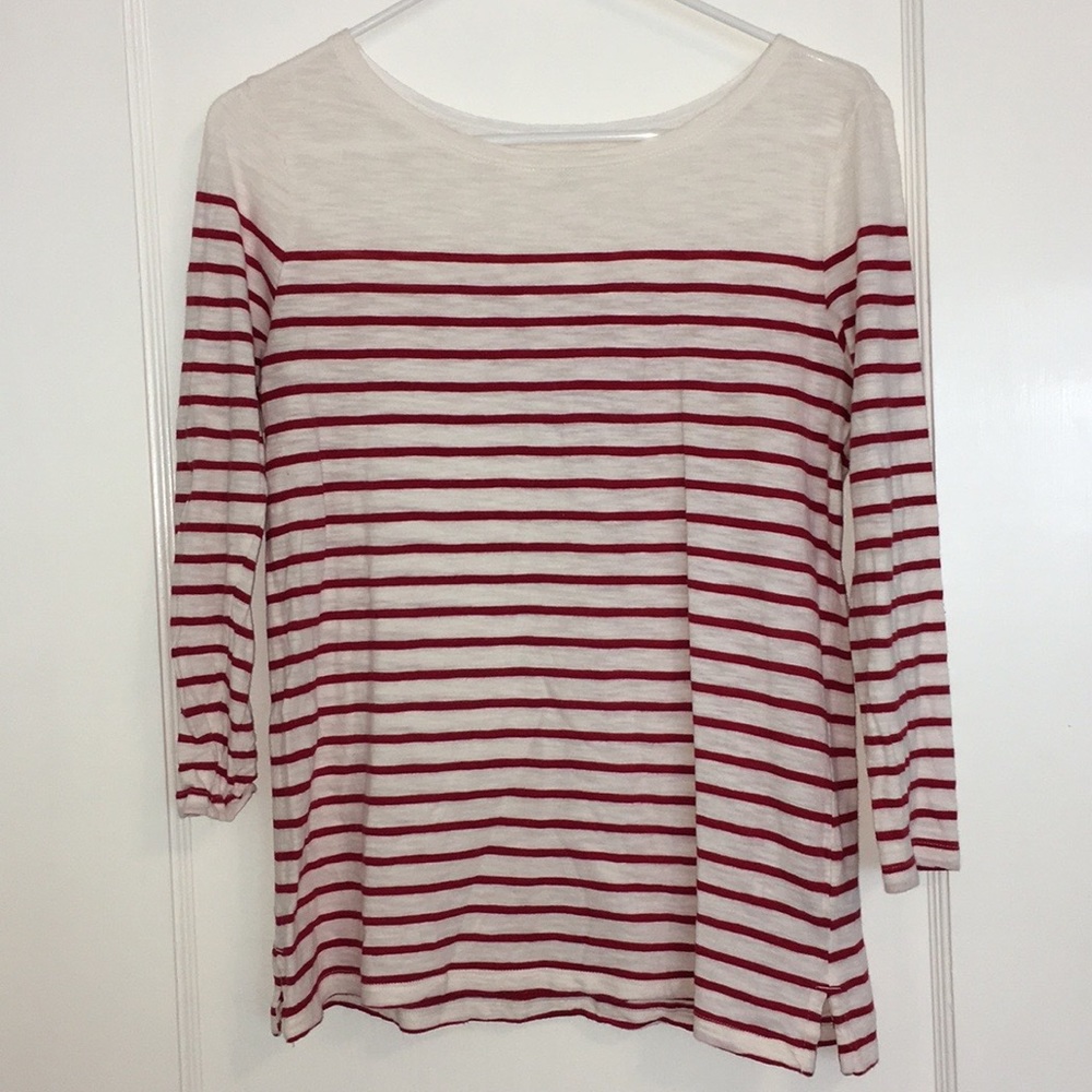 Old Navy Striped Tee 3/4 Sleeve